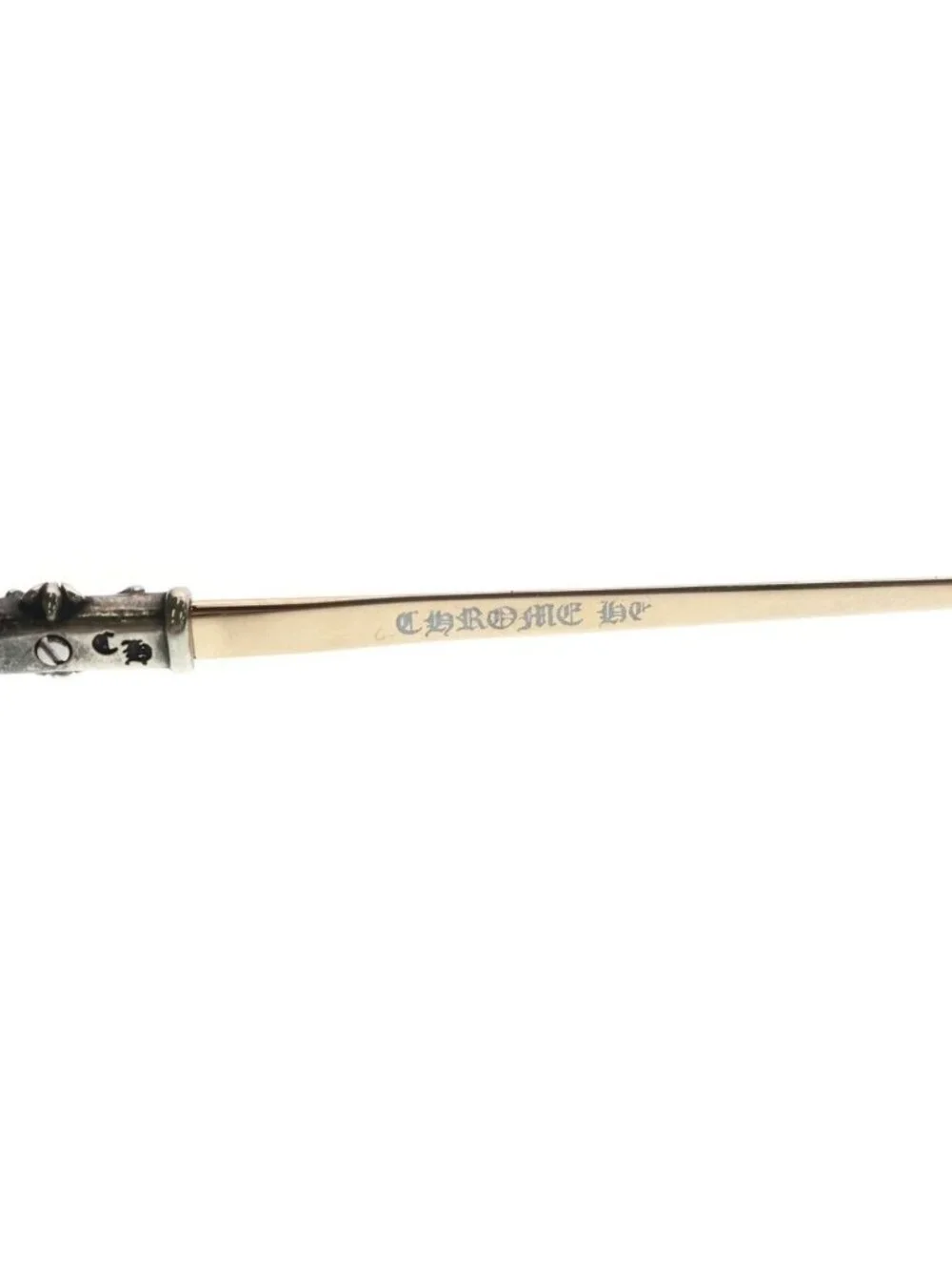Chrome Hearts Teardrop CH Cross Temple Sunglasses Eyewear Gold Silver